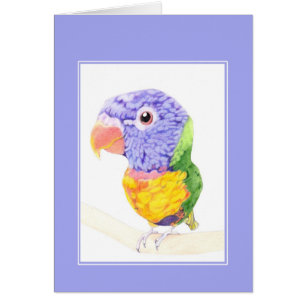 Colorful Bird Card