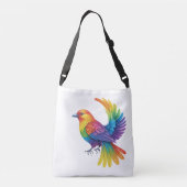 Colorful Bird Crossbody Tas (Achterkant)