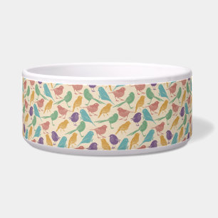 Colorful Bird Design Pet Food Bowl Voerbakje
