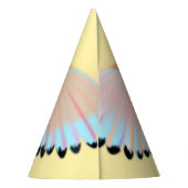 Colorful Bird Flying Feesthoedjes (Achterkant)