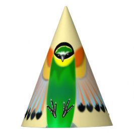 Colorful Bird Flying Feesthoedjes