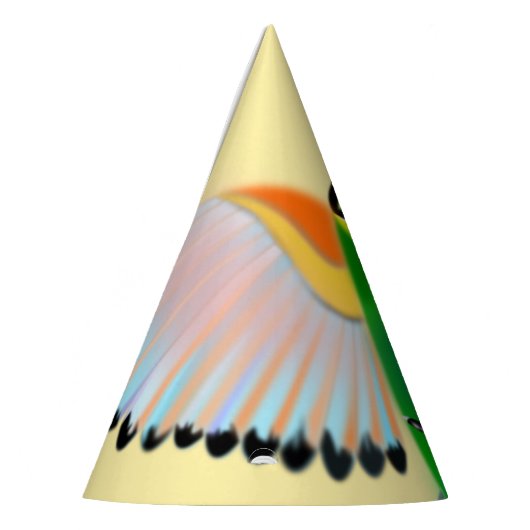 Colorful Bird Flying Feesthoedjes (Links)