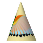 Colorful Bird Flying Feesthoedjes (Rechts)