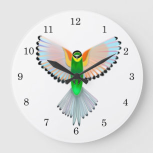 Colorful Bird Flying Grote Klok