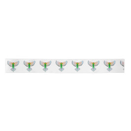 Colorful Bird Flying - Satijnen Lint