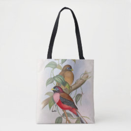Colorful Bird Illustration Tas