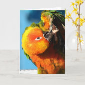 Colorful Bird Kaart (Gele Bloem)