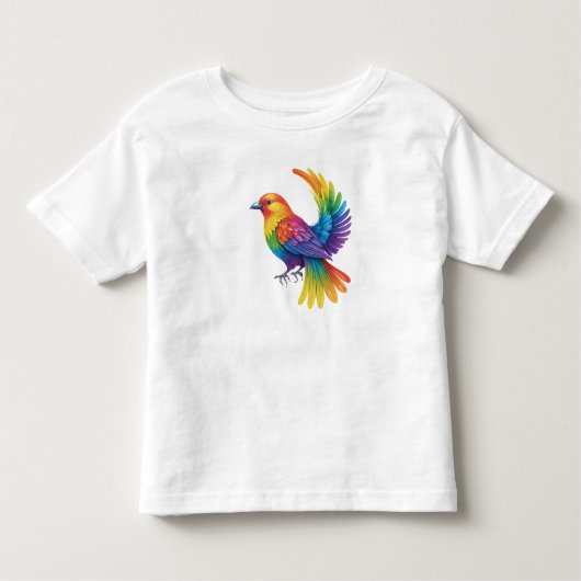 Colorful Bird Kinder Shirts (Voorkant)