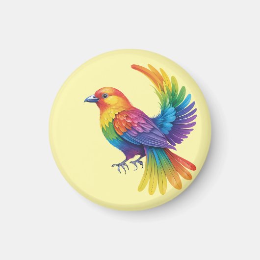 Colorful Bird Magneet (Voorkant)