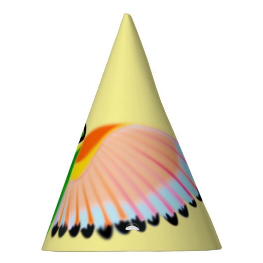 Colorful Bird Party Pet - Uw kleuren Feesthoedjes (Rechts)