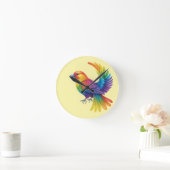 Colorful Bird Ronde Klok (Huis)