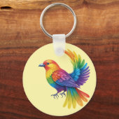 Colorful Bird Sleutelhanger (Voorkant)