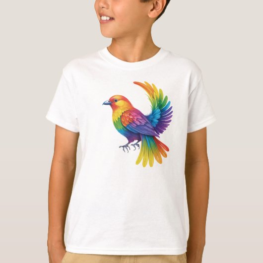 Colorful Bird T-shirt (Voorkant)