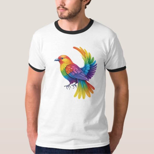Colorful Bird T-shirt (Voorkant)