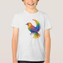 Colorful Bird Tri-Blend Shirt