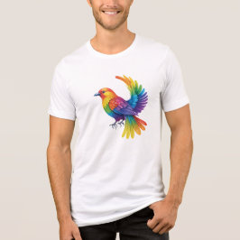 Colorful Bird Tri-Blend Shirt