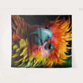 Colorful Bird Wandkleed (Voorkant (horizontaal))