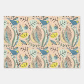 Colorful Birds Gift Wrap Inpakpapier Vel (Voorkant 2)