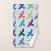 Colorful Birds Pattern Bad Handdoek (Handdoek)