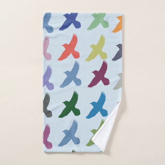 Colorful Birds Pattern Bad Handdoek (Handdoek)