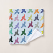 Colorful Birds Pattern Bad Handdoek (Wasdoekje)