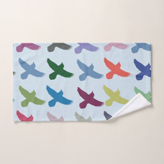 Colorful Birds Pattern Bad Handdoek (Handdoek)