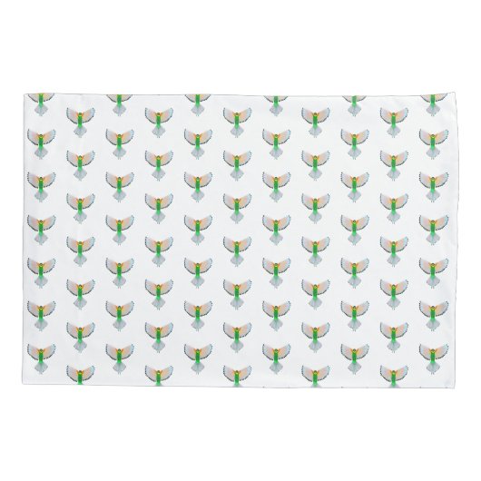 Colorful Birds Pillow Hoesje Kussensloop (Achterkant)