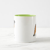 Colorful Birds Songbird Tweekleurige Koffiemok (Center)