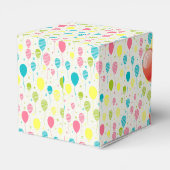 Colorful Birthday-ballonnen Bedankdoosjes (Achterkant)