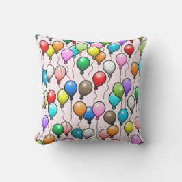 Colorful Birthday-ballonnen Kussen