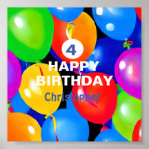 Colorful Birthday-ballonnen