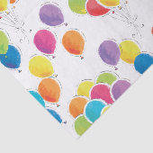 Colorful Birthday-ballonnen Tissuepapier (Detail)