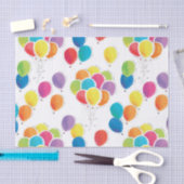 Colorful Birthday-ballonnen Tissuepapier (Craft)