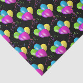 Colorful Birthday Balloon Bouquet Tissuepapier (Detail)