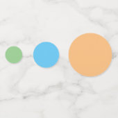 Colorful Birthday Balloons Patroon Confetti (Achterkanten)