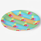 Colorful Birthday Balloons Patroon Papieren Bordje (Gekanteld)