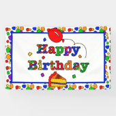 Colorful Birthday Banner (Horizontaal)