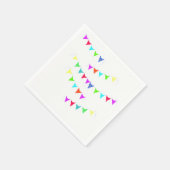 Colorful Birthday Banners Paper Napkins Servetten (Hoek)