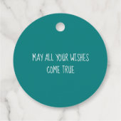 Colorful Birthday Bedankjes Labels (Achterkant)