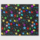 Colorful Birthday Cadeaupapier (Vlak)