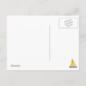 Colorful Birthday Chicken Cartoon Briefkaart (Achterkant)