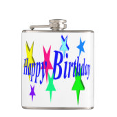Colorful Birthday Heupfles (Voorkant)