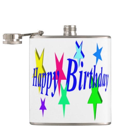 Colorful Birthday Heupfles (Geopend)