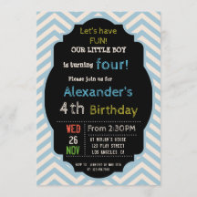 COLORFUL BIRTHDAY-INVITATIE VOOR JONGEN IN ELKE LE