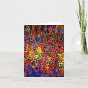 Colorful Birthday Kaart om persoonlijk aan te pass