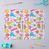 Colorful Birthday Symbols Pattern Tissuepapier (Craft)