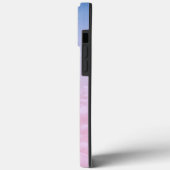 Colorful black and blue butterfly iPhone case (Achterkant / Links)