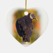 Colorful Black Vulture Keramisch Ornament (Achterkant)