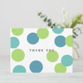 Colorful Blank - Hartelijk dank Kaart (Staand voorkant)