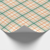 Colorful Blauwgroen Pset Pattern Gift Wrap Cadeaupapier (Hoek)